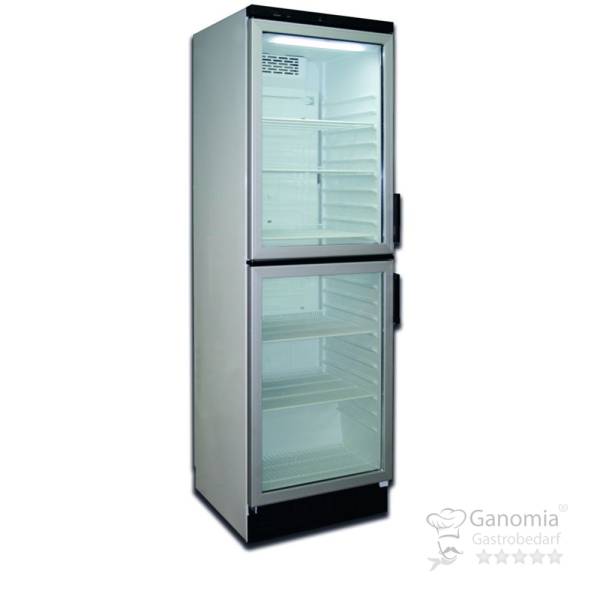 Kühlschrank mit 2 halben Glastüren