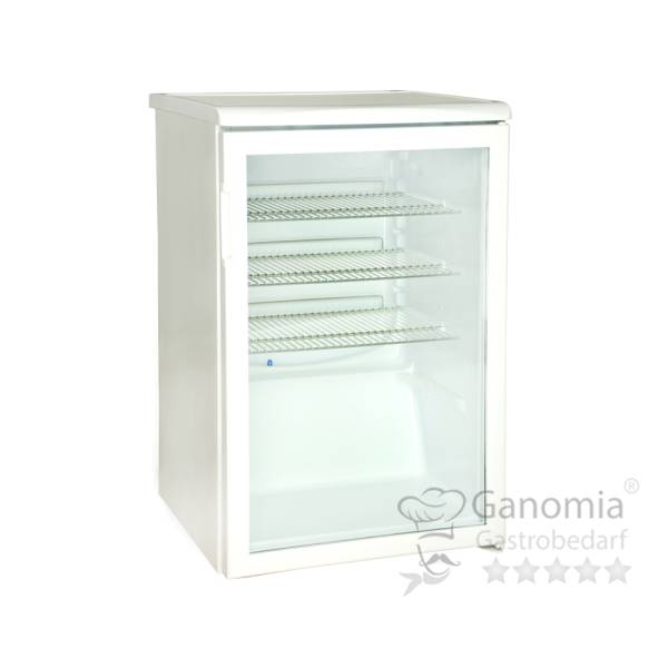 Glaskühlschrank weiß 130 Liter
