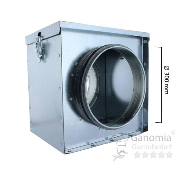 Luftfilterbox für Rohrsysteme mit 300 mm Durchmesser 