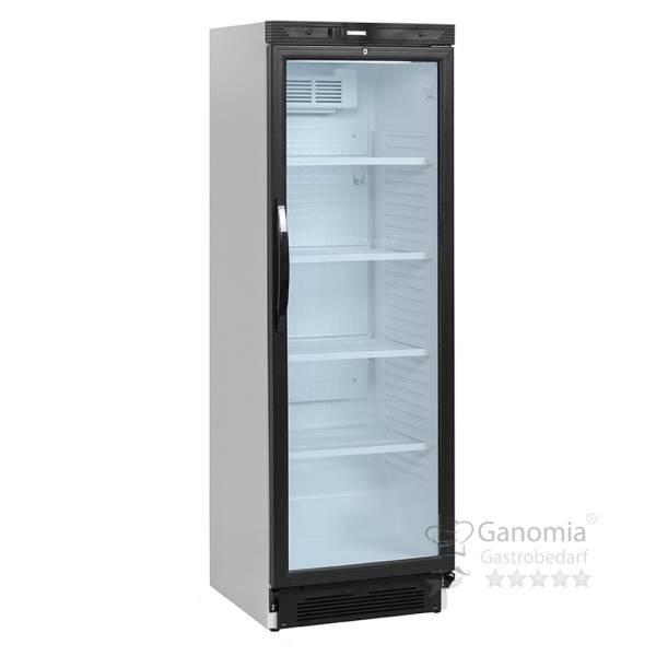 Kühlschrank mit Glastür 372 Liter mit Umluftkühlung 295 W