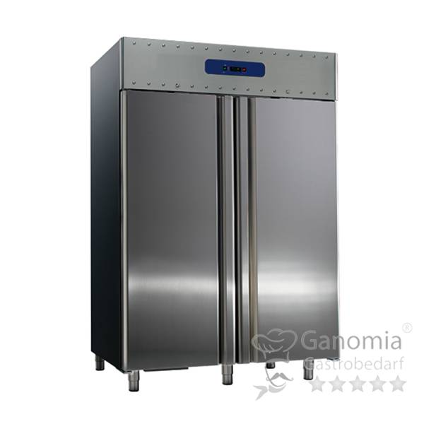 Gastro Edelstahl Kühlschrank 1400 Liter doppeltürig 