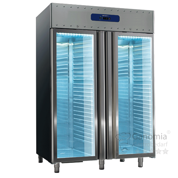 Glastürkühlschrank mit 2 Türen 1400 Liter 