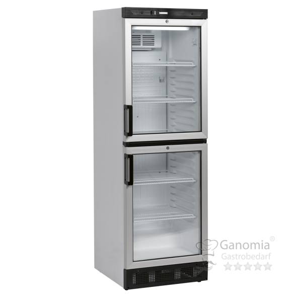 Gastronomie Kühlschrank mit 2 Glastüren 372 Liter